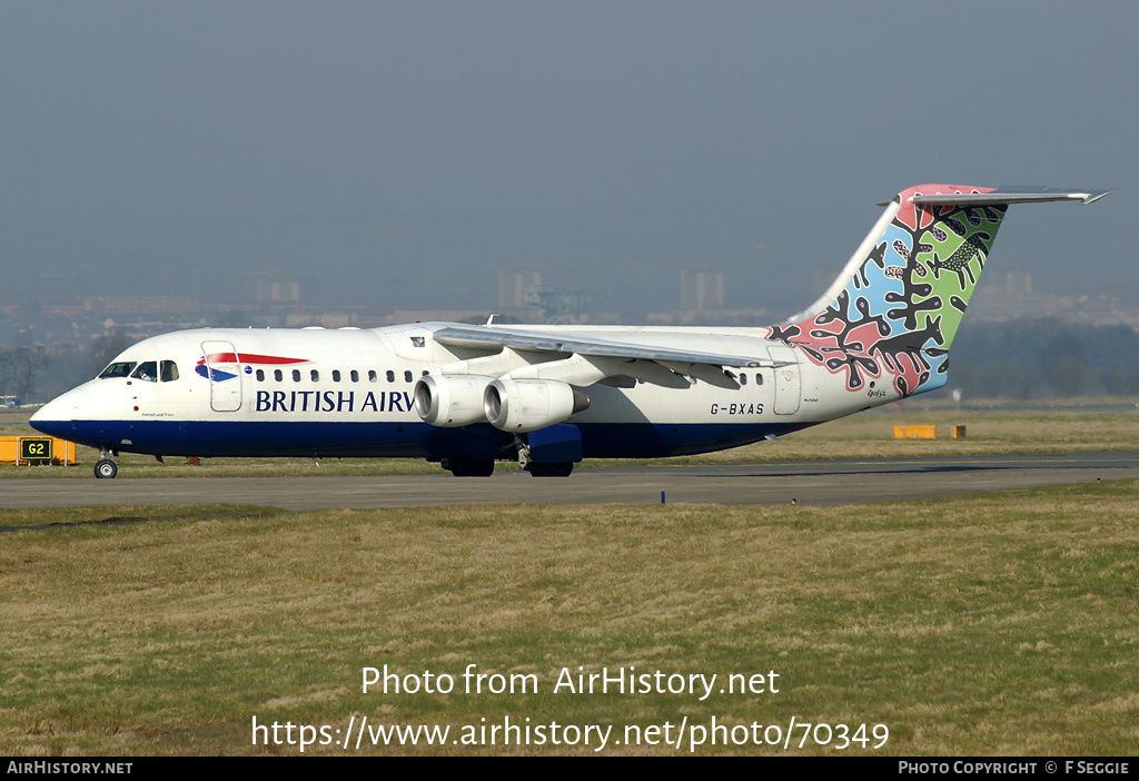 Aircraft Photo of G-BXAS | British Aerospace Avro 146-RJ100 | British Airways | AirHistory.net #70349