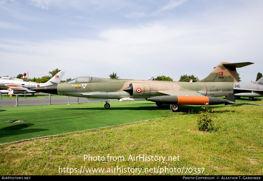 Aircraft Photo of 6868 | Lockheed F-104S Starfighter | Turkey - Air Force | AirHistory.net #70357