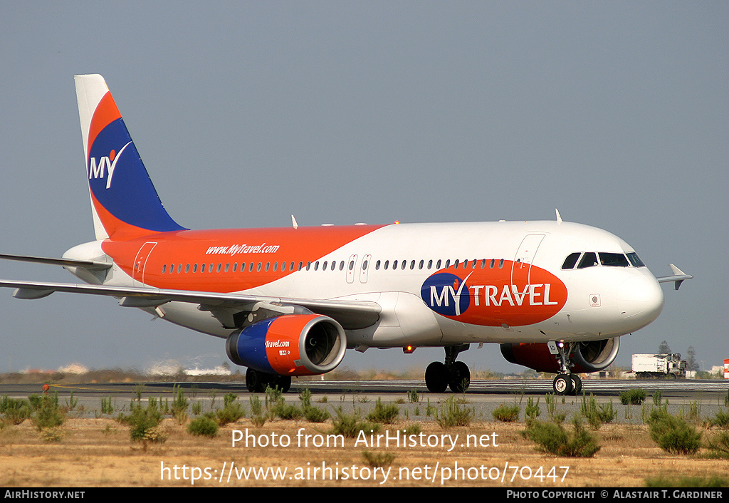 Aircraft Photo of G-VCED | Airbus A320-231 | MyTravel Airways | AirHistory.net #70447