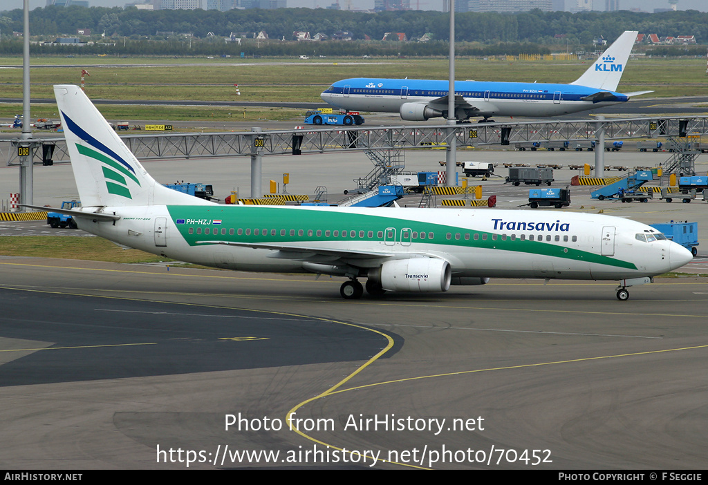 Aircraft Photo of PH-HZJ | Boeing 737-8K2 | Transavia | AirHistory.net #70452