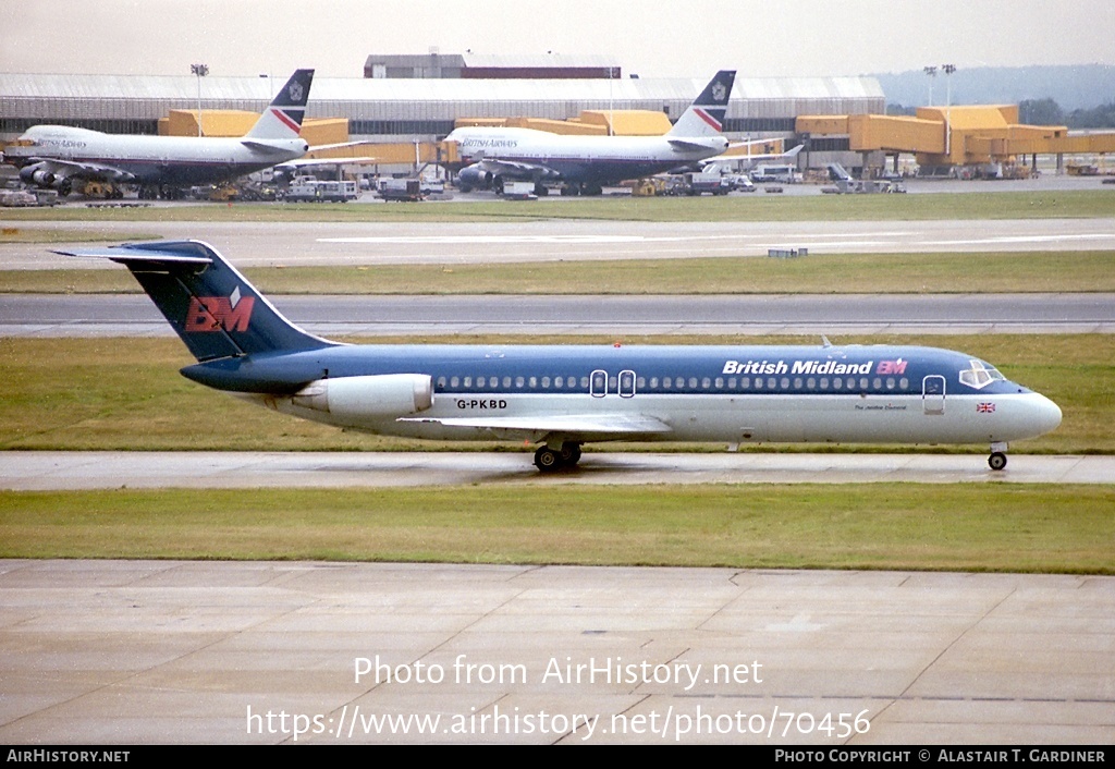 Aircraft Photo of G-PKBD | McDonnell Douglas DC-9-32 | British Midland Airways - BMA | AirHistory.net #70456