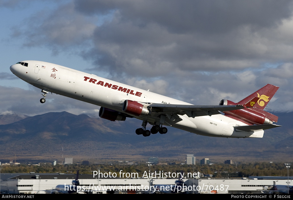 Aircraft Photo of 9M-TGS | McDonnell Douglas MD-11/F | Transmile Air Services | AirHistory.net #70487