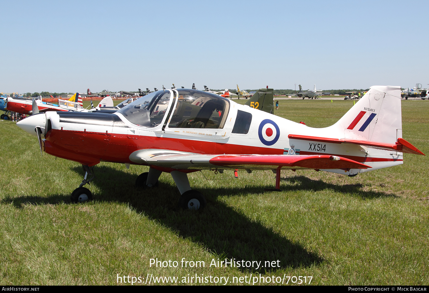 Aircraft Photo of N514XX / NX514XX / XX514 | Scottish Aviation Bulldog 120 | UK - Air Force | AirHistory.net #70517