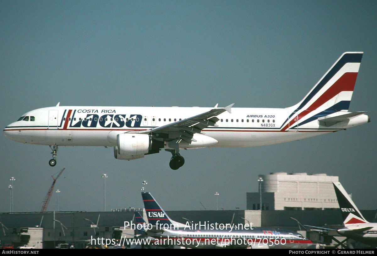 Aircraft Photo of N483GX | Airbus A320-212 | LACSA - Líneas Aéreas de Costa Rica | AirHistory.net #70560