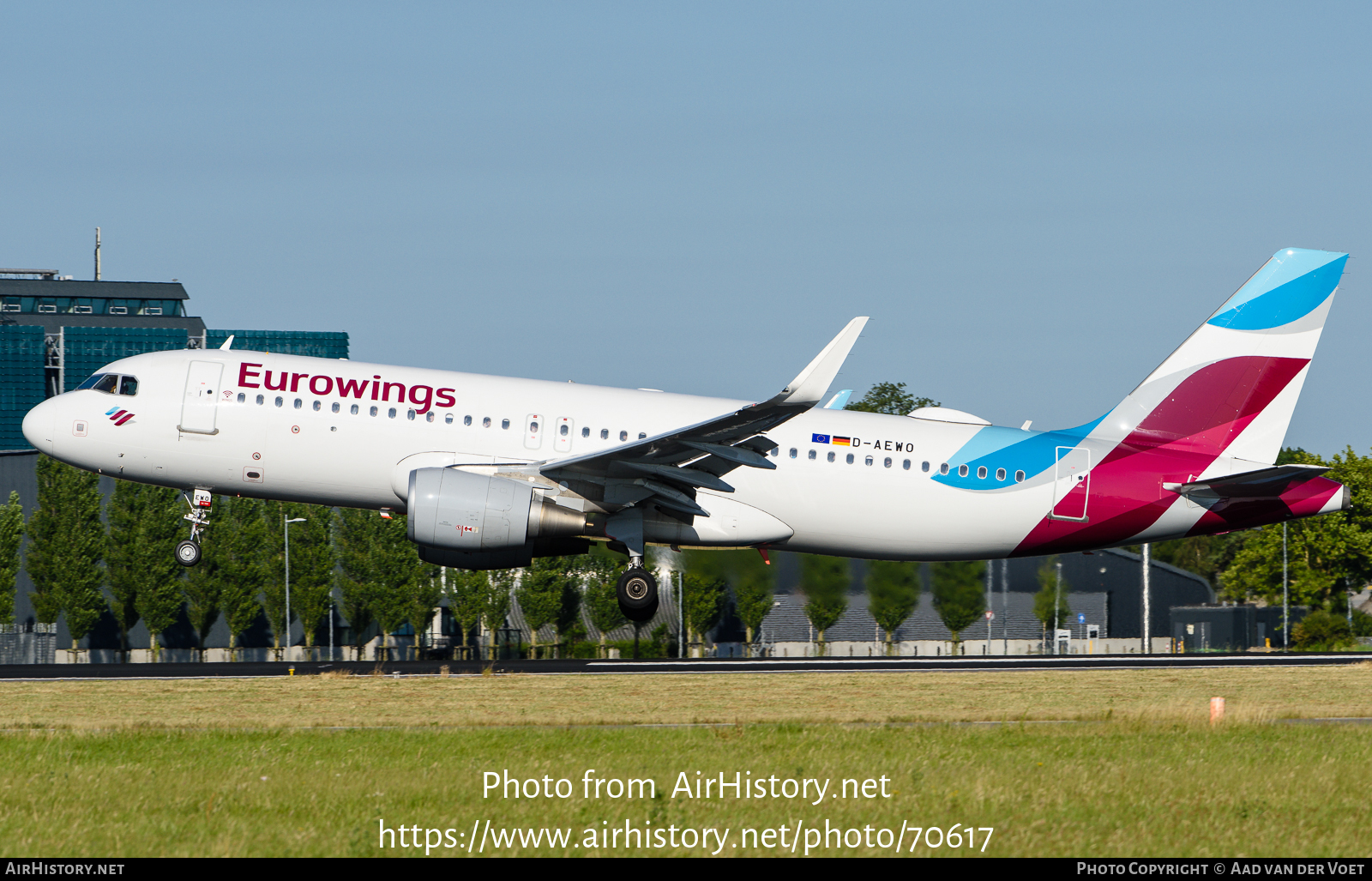 Aircraft Photo of D-AEWO | Airbus A320-214 | Eurowings | AirHistory.net #70617