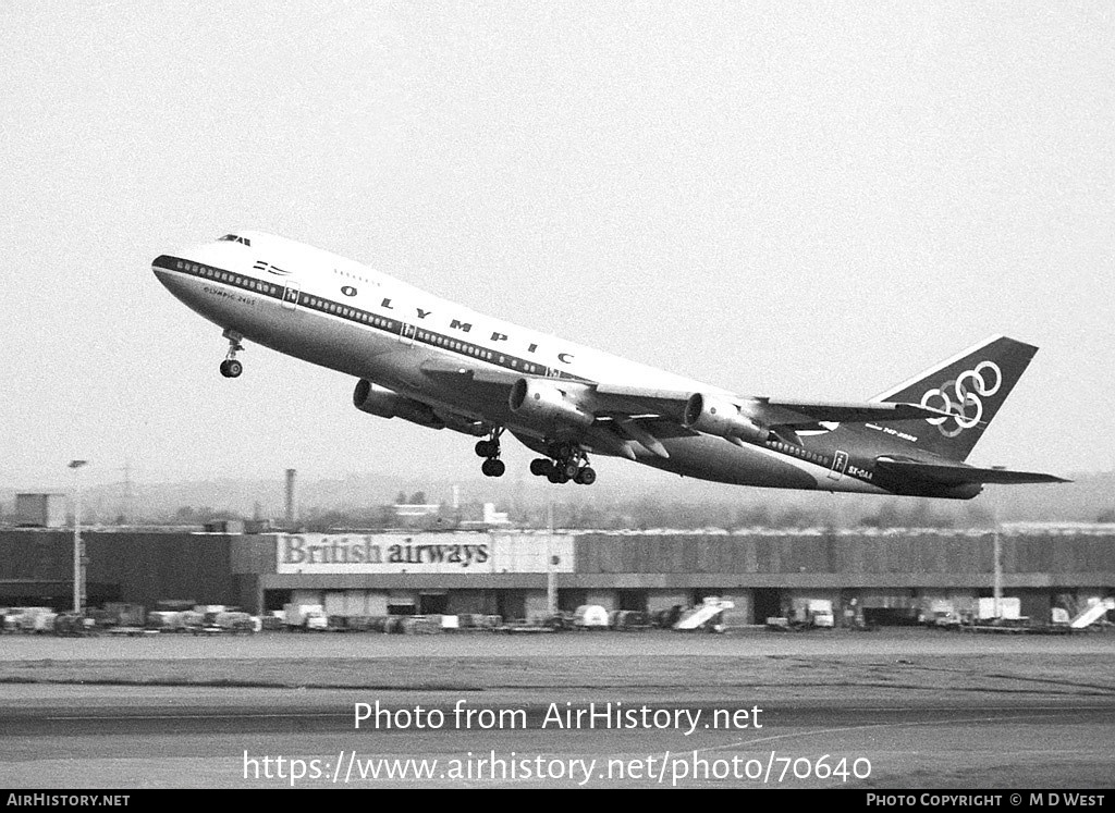 Aircraft Photo of SX-OAA | Boeing 747-284B | Olympic | AirHistory.net #70640