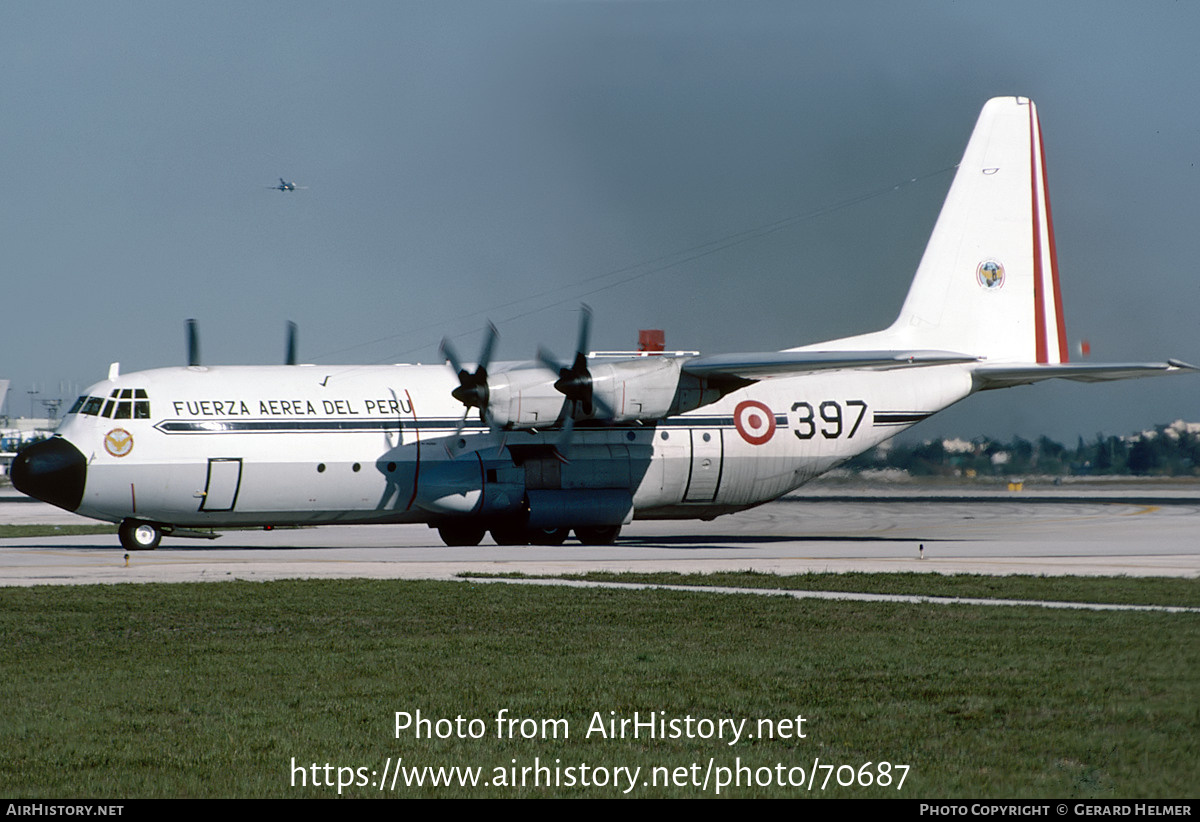 Aircraft Photo of 397 | Lockheed L-100-20 Hercules (382E) | Peru - Air Force | AirHistory.net #70687