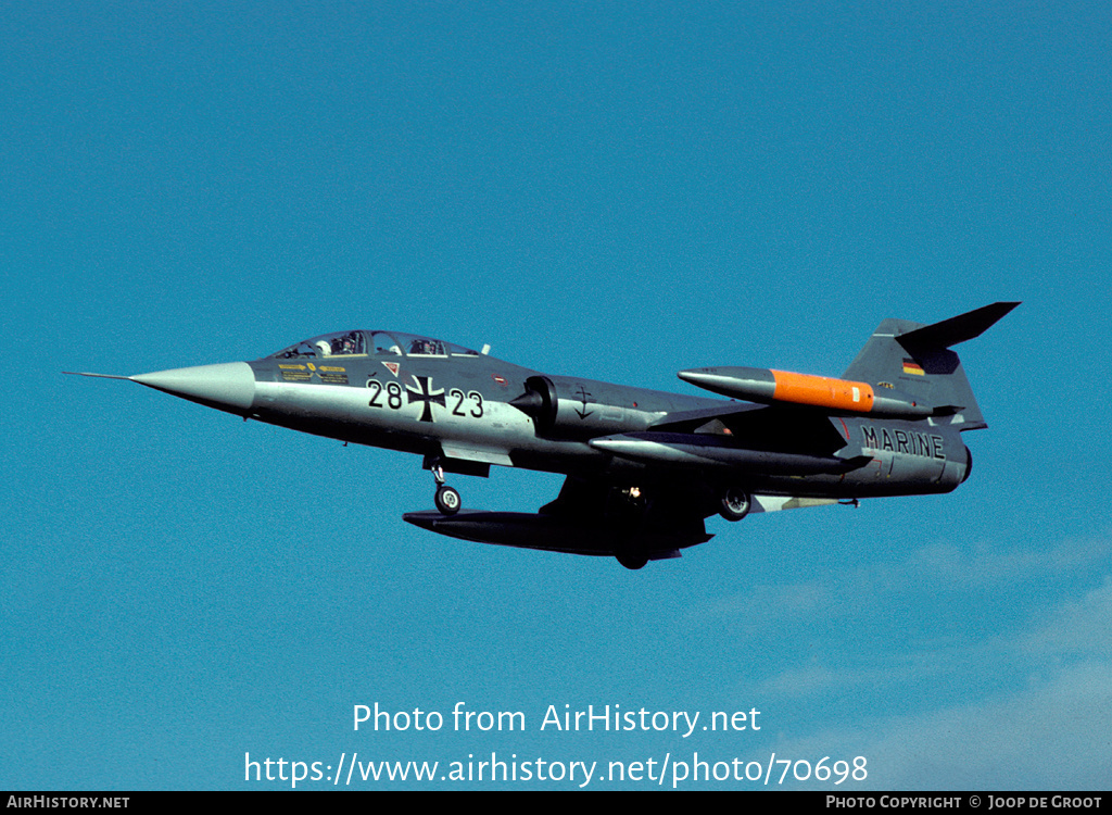 Aircraft Photo of 2823 | Lockheed TF-104G Starfighter | Germany - Navy | AirHistory.net #70698