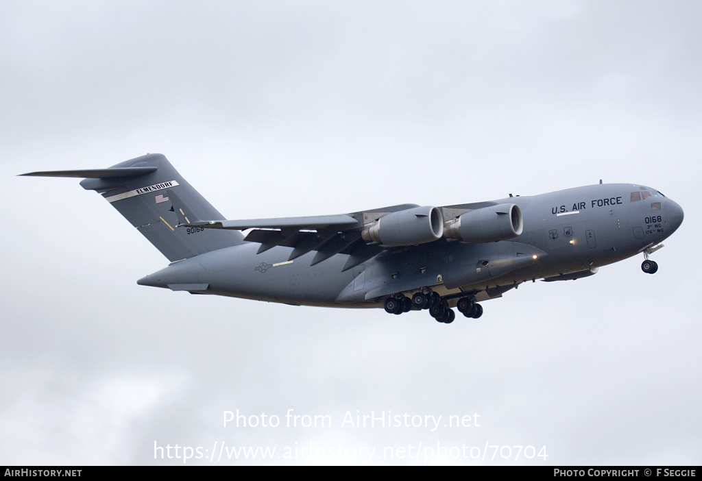 Aircraft Photo of 99-0168 / 90168 | Boeing C-17A Globemaster III | USA - Air Force | AirHistory.net #70704