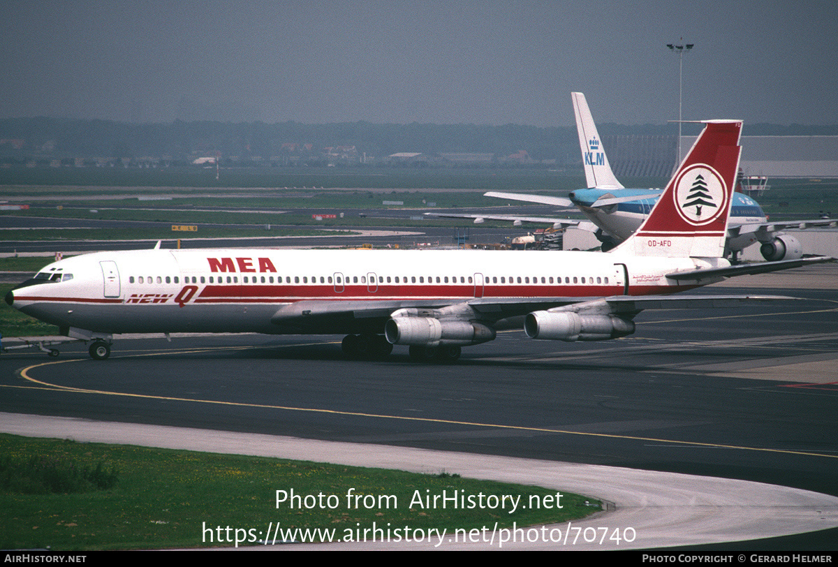 Aircraft Photo of OD-AFD | Boeing 707-3B4C | MEA - Middle East Airlines | AirHistory.net #70740