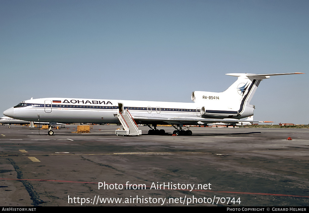 Aircraft Photo of RA-85414 | Tupolev Tu-154B-2 | Donavia | AirHistory.net #70744