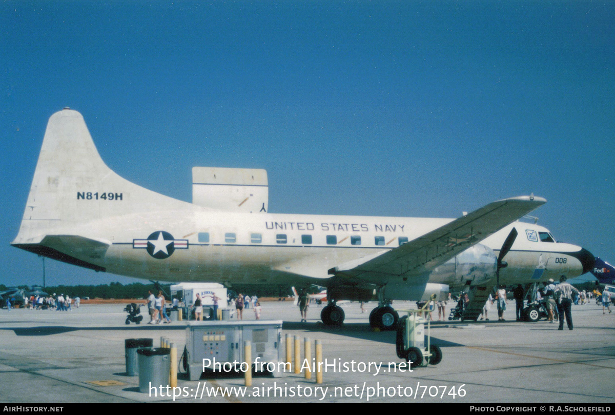 Aircraft Photo of N8149H | Convair C-131F | Beaufort County Mosquito Control | USA - Navy | AirHistory.net #70746