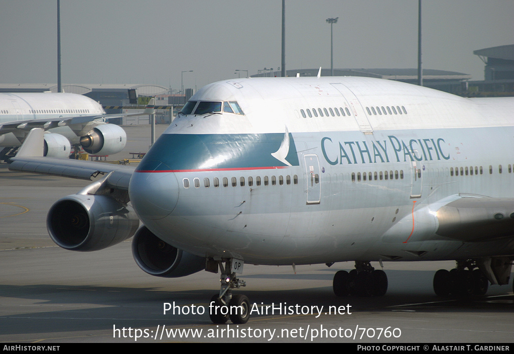 Aircraft Photo of B-HOP | Boeing 747-467 | Cathay Pacific Airways | AirHistory.net #70760