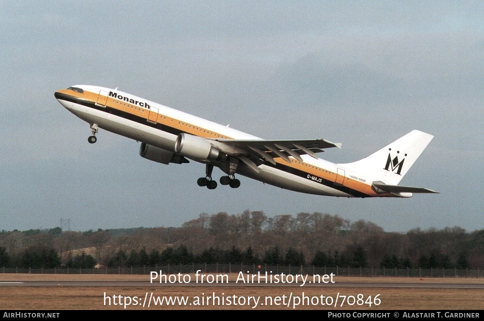 Aircraft Photo of G-MAJS | Airbus A300B4-605R | Monarch Airlines | AirHistory.net #70846