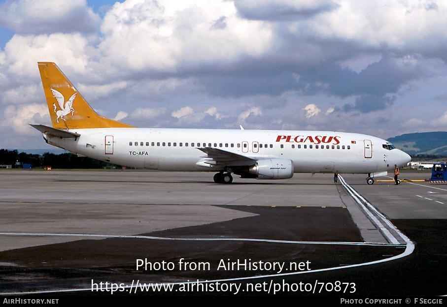 Aircraft Photo of TC-AFA | Boeing 737-4Q8 | Pegasus Airlines | AirHistory.net #70873