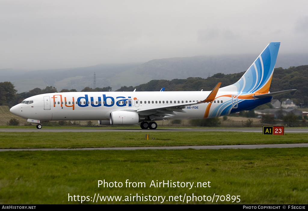 Aircraft Photo of A6-FDE | Boeing 737-8KN | Flydubai | AirHistory.net #70895