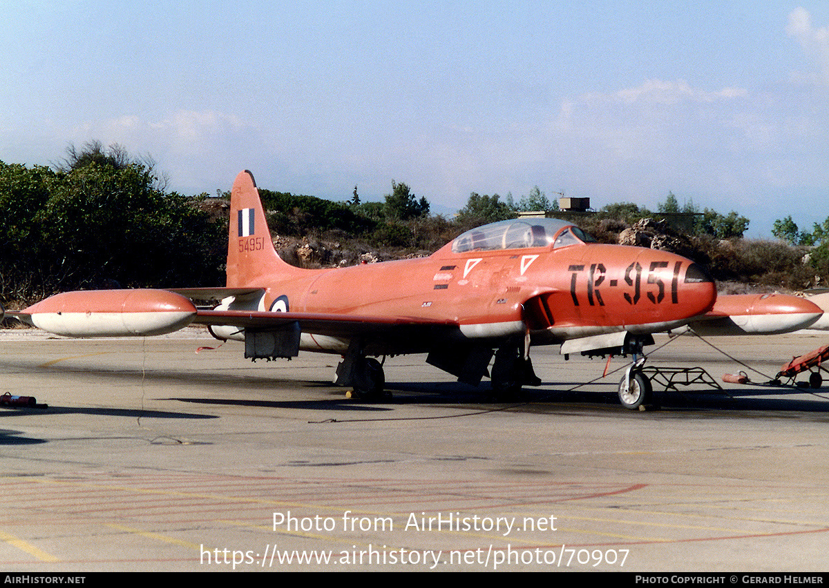 Aircraft Photo of 54951 | Lockheed T-33A | Greece - Air Force | AirHistory.net #70907