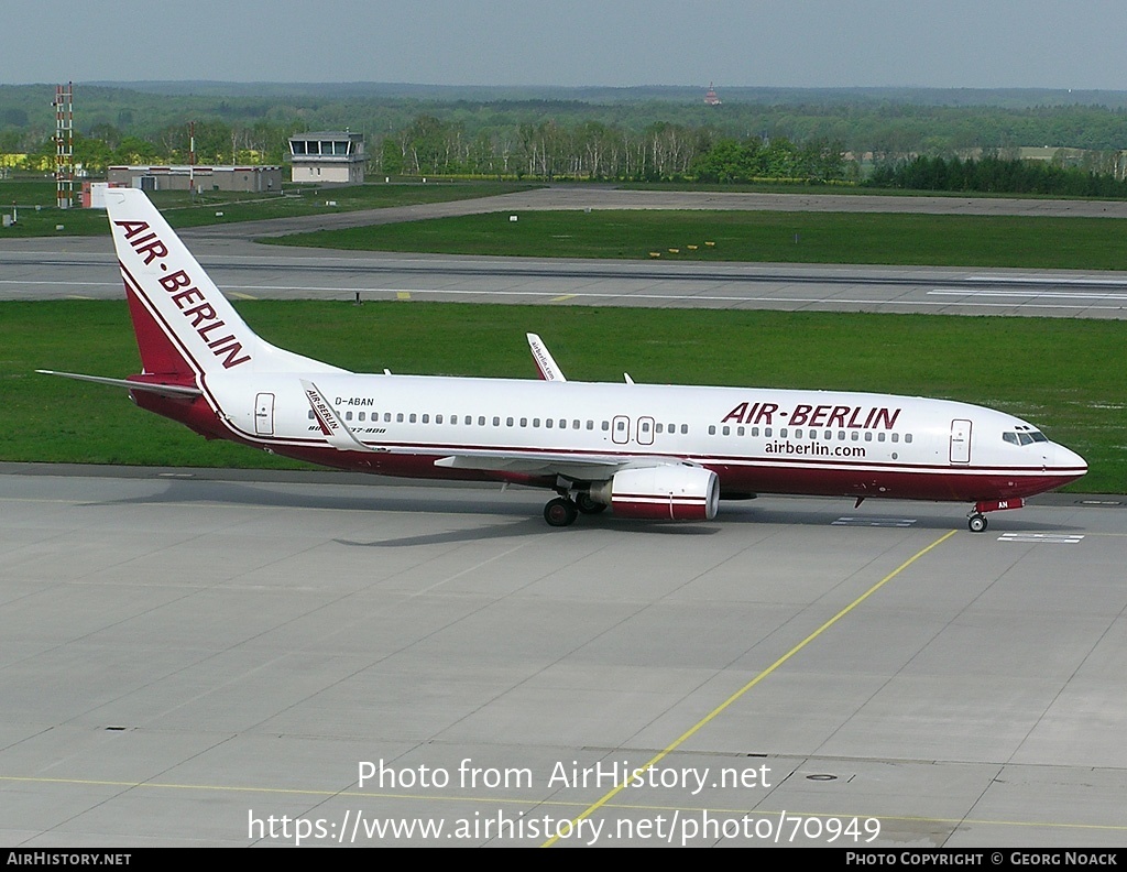 Aircraft Photo of D-ABAN | Boeing 737-86J | Air Berlin | AirHistory.net #70949