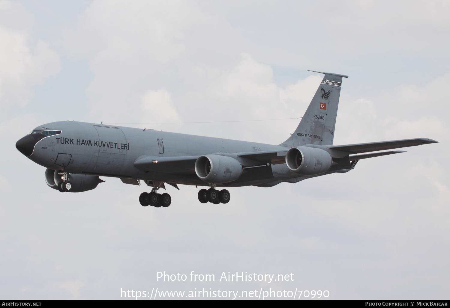 Aircraft Photo of 62-3563 | Boeing KC-135R Stratotanker | Turkey - Air Force | AirHistory.net #70990