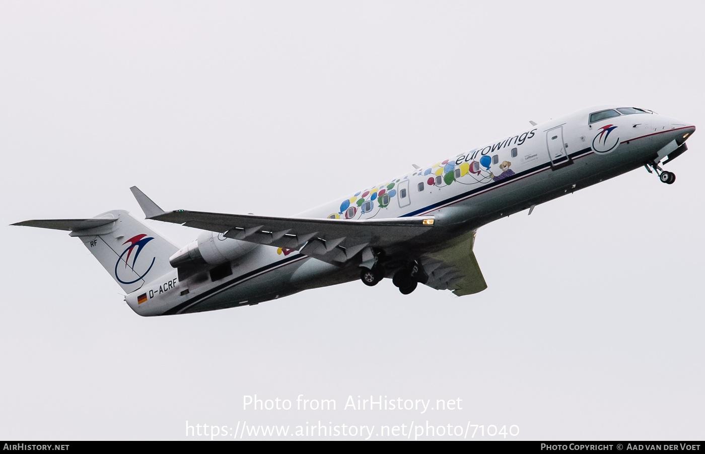 Aircraft Photo of D-ACRF | Bombardier CRJ-200ER (CL-600-2B19) | Eurowings | AirHistory.net #71040