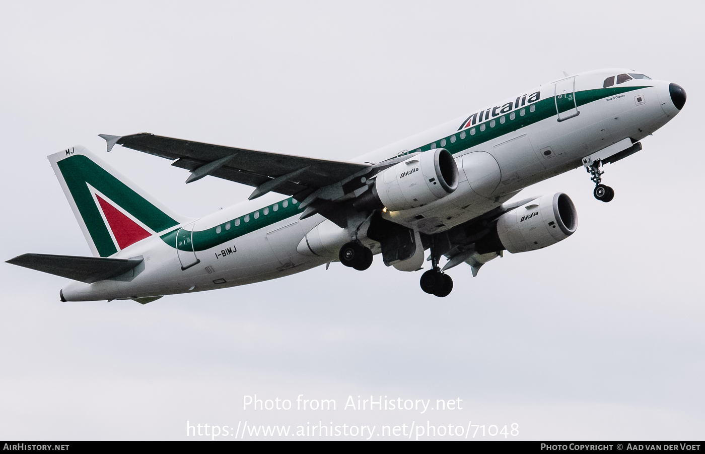 Aircraft Photo of I-BIMJ | Airbus A319-112 | Alitalia | AirHistory.net #71048