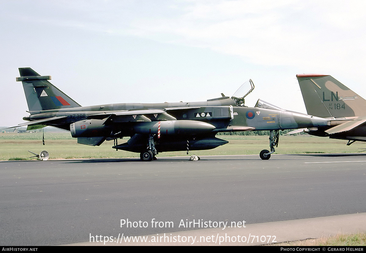 Aircraft Photo of XZ366 | Sepecat Jaguar GR1A | UK - Air Force | AirHistory.net #71072