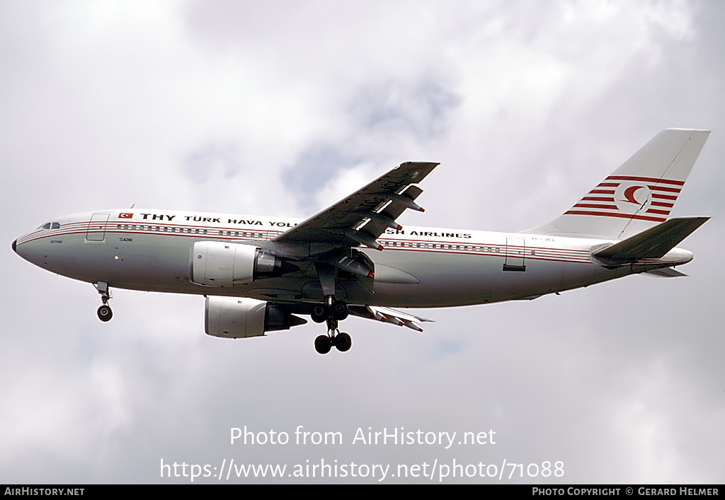 Aircraft Photo of TC-JCL | Airbus A310-203 | THY Türk Hava Yolları - Turkish Airlines | AirHistory.net #71088