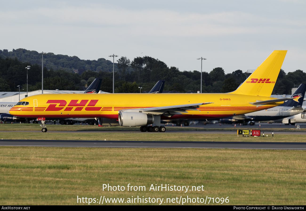 Aircraft Photo of G-DHKG | Boeing 757-236(PCF) | AirHistory.net #71096