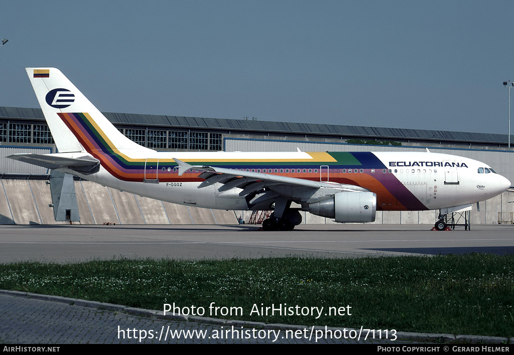 Aircraft Photo of F-OGQZ | Airbus A310-324 | Ecuatoriana | AirHistory.net #71113