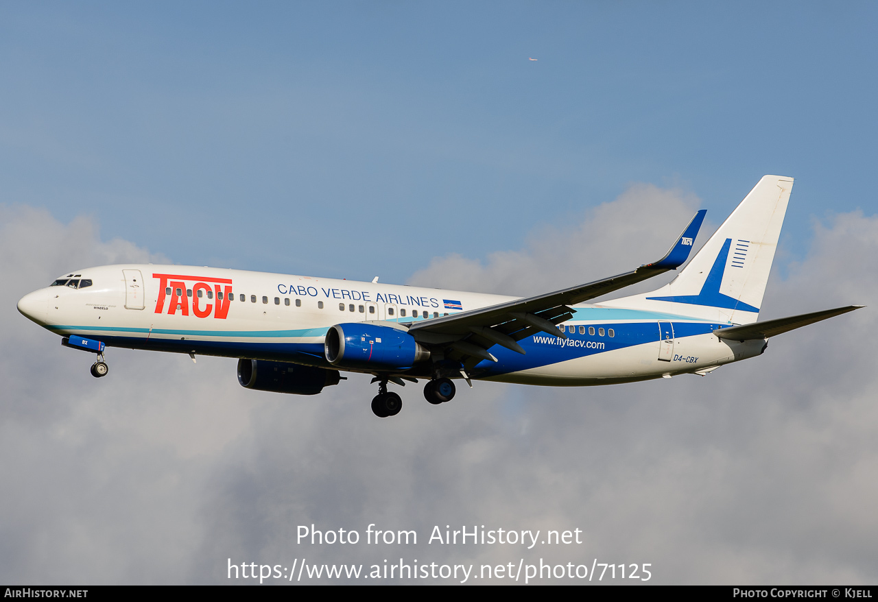 Aircraft Photo of D4-CBX | Boeing 737-8Q8 | TACV - Transportes Aéreos de Cabo Verde | AirHistory.net #71125