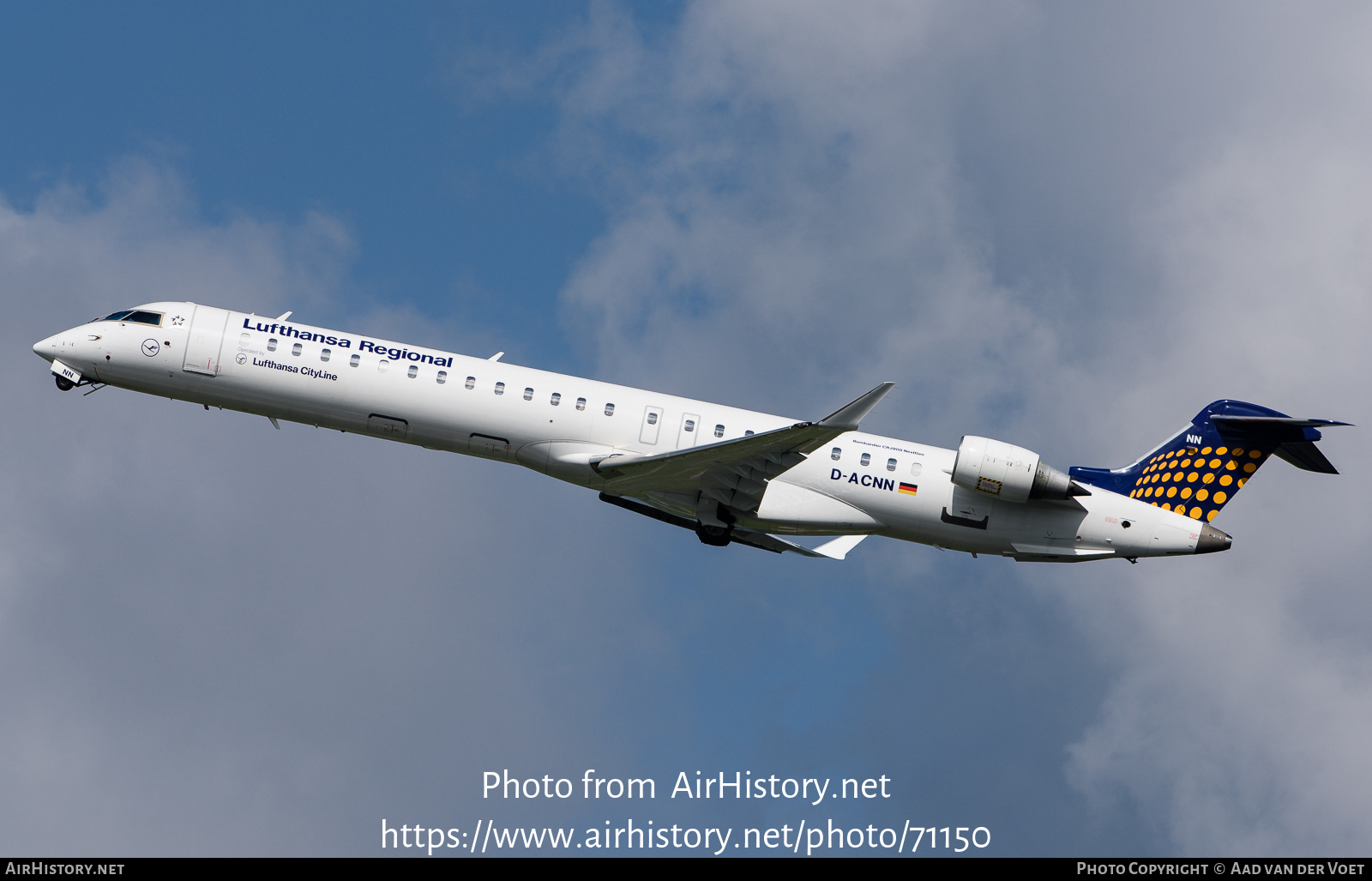 Aircraft Photo of D-ACNN | Bombardier CRJ-900LR NG (CL-600-2D24) | Lufthansa Regional | AirHistory.net #71150