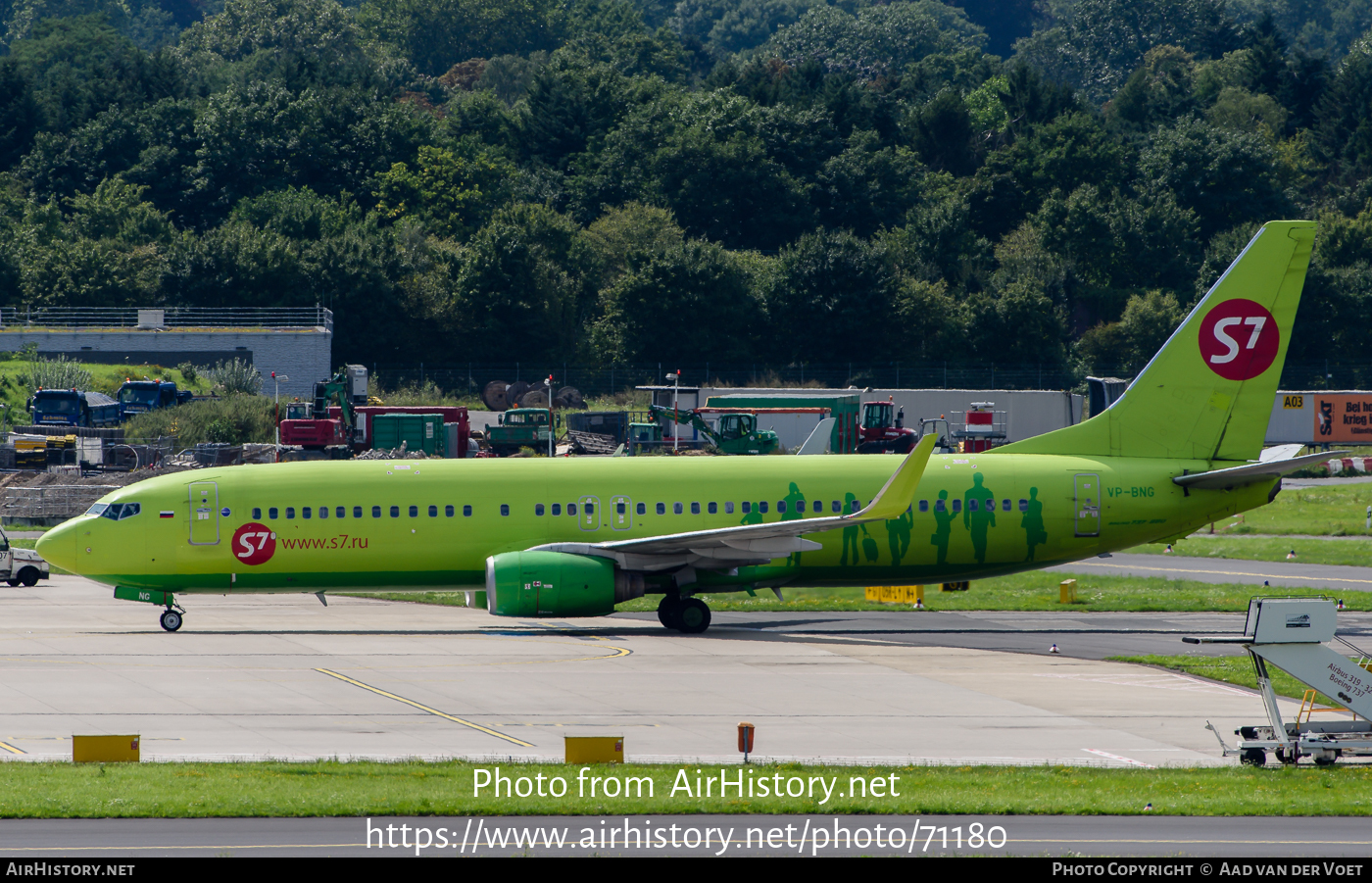 Aircraft Photo of VP-BNG | Boeing 737-83N | S7 Airlines | AirHistory.net #71180