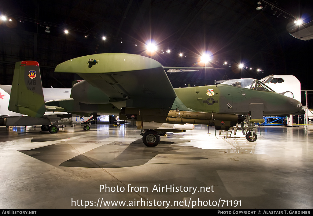 Aircraft Photo of 78-0681 / AF78-681 | Fairchild A-10A Thunderbolt II | USA - Air Force | AirHistory.net #71191