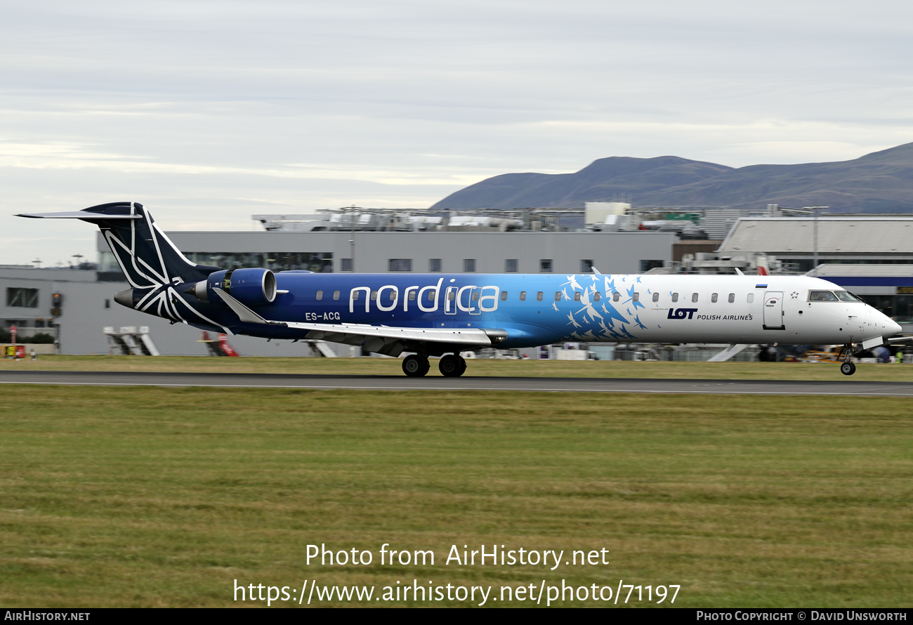 Aircraft Photo of ES-ACG | Bombardier CRJ-900 (CL-600-2D24) | Nordica | AirHistory.net #71197