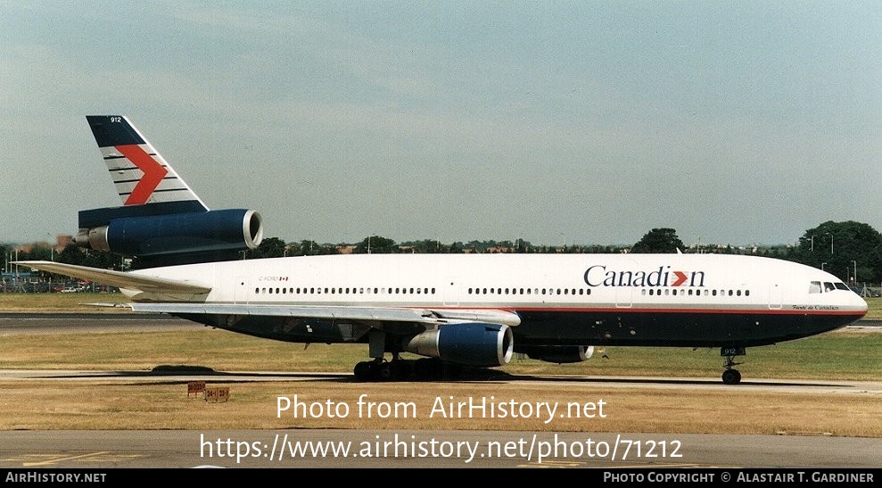 Aircraft Photo of C-FCRD | McDonnell Douglas DC-10-30 | Canadian Airlines | AirHistory.net #71212