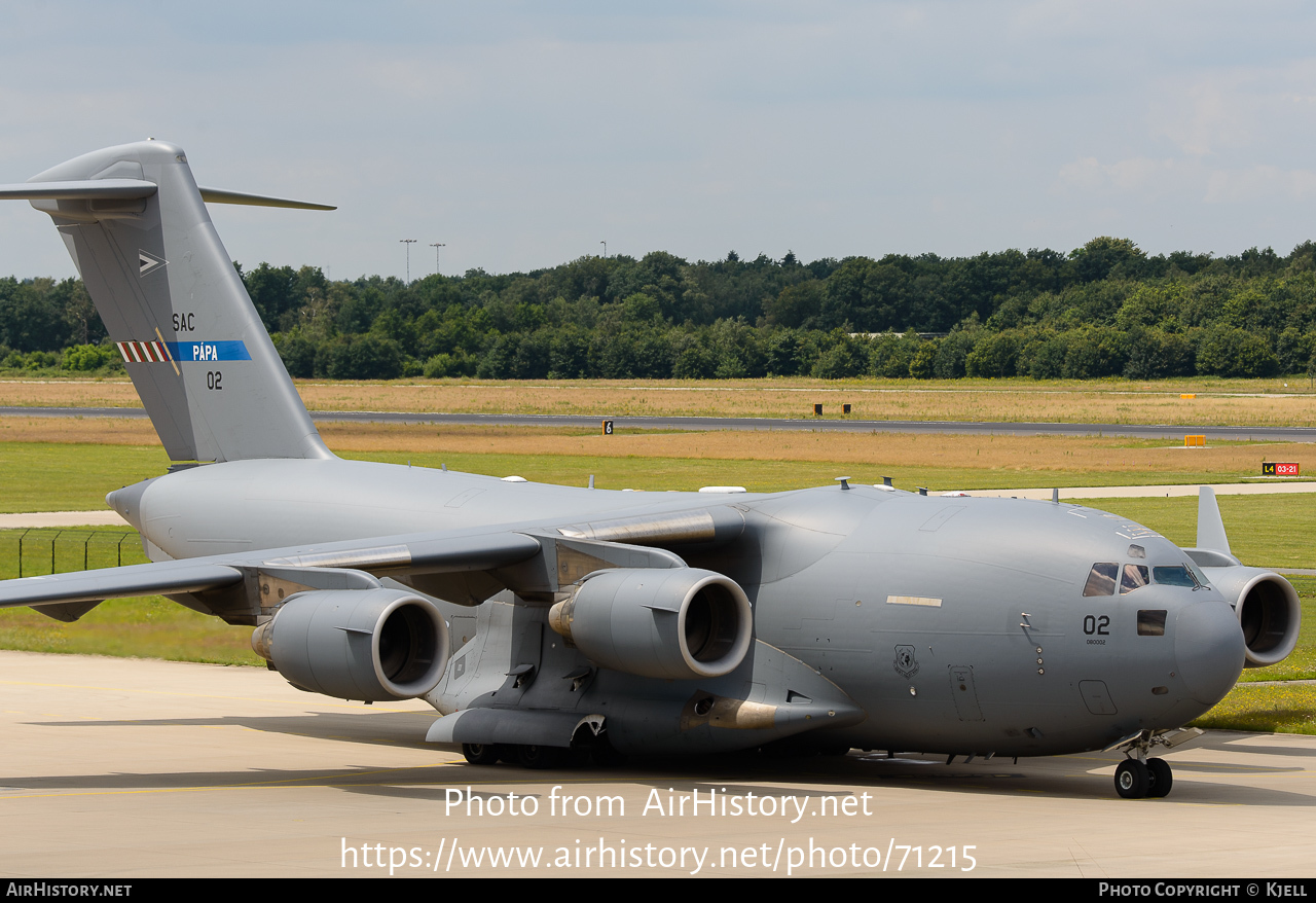 Aircraft Photo of 02 | Boeing C-17A Globemaster III | Hungary - Air Force | AirHistory.net #71215