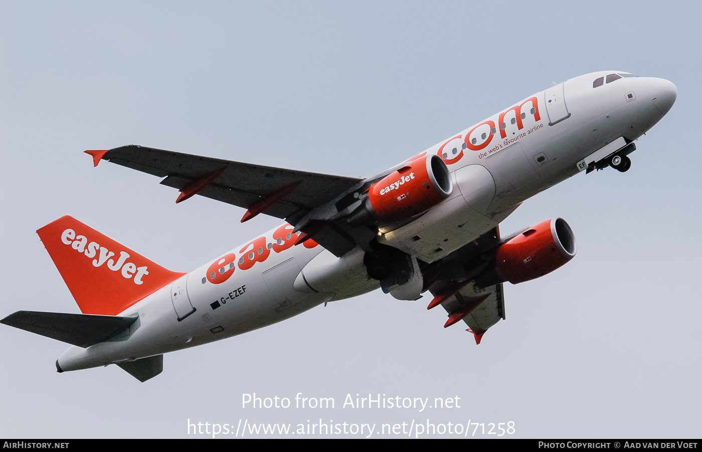 Aircraft Photo of G-EZEF | Airbus A319-111 | EasyJet | AirHistory.net #71258