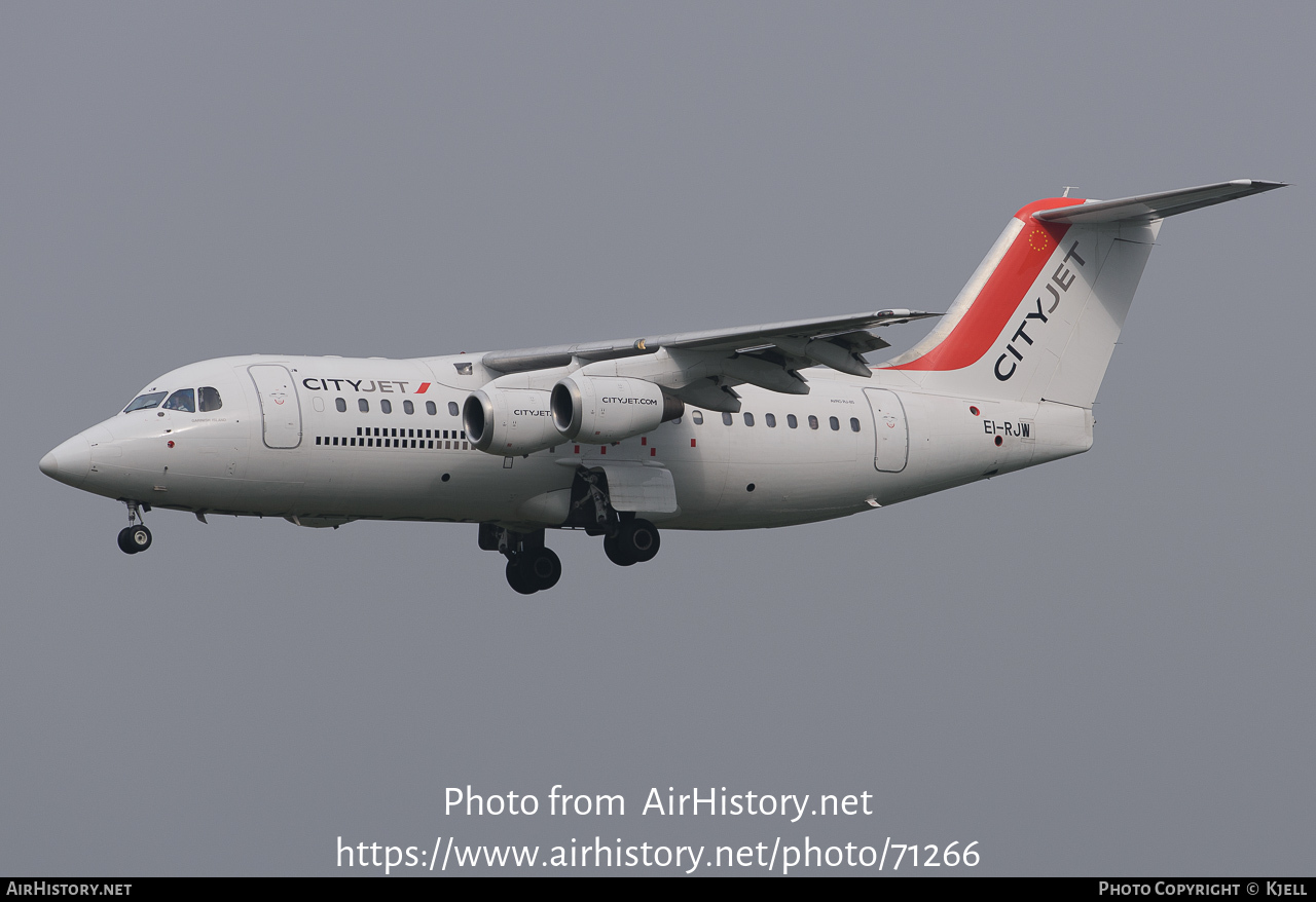 Aircraft Photo of EI-RJW | British Aerospace Avro 146-RJ85 | CityJet | AirHistory.net #71266