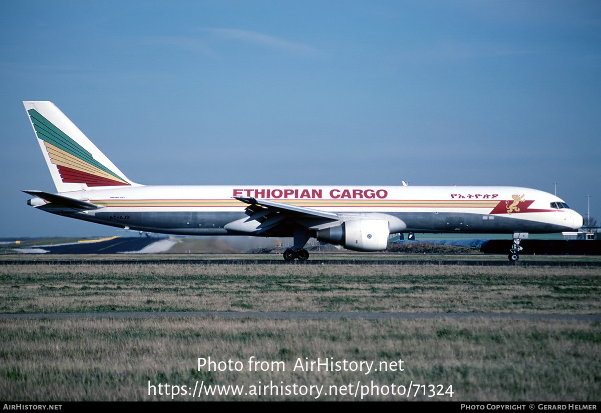 Aircraft Photo of ET-AJS | Boeing 757-260PF | Ethiopian Airlines Cargo | AirHistory.net #71324