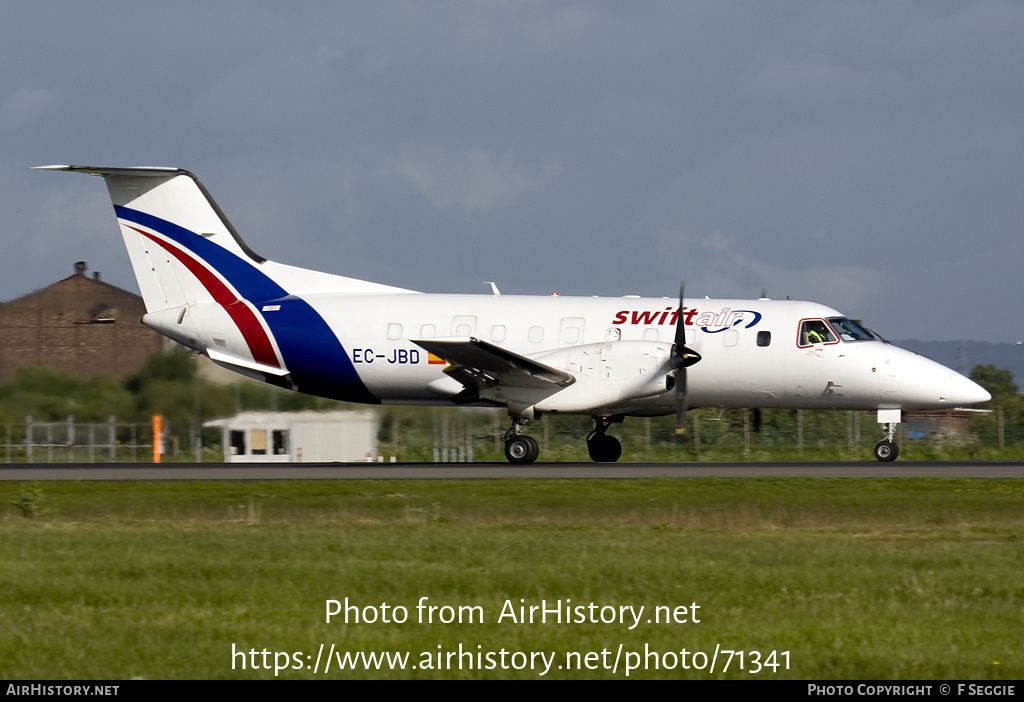 Aircraft Photo of EC-JBD | Embraer EMB-120(ERF) Brasilia | Swiftair | AirHistory.net #71341