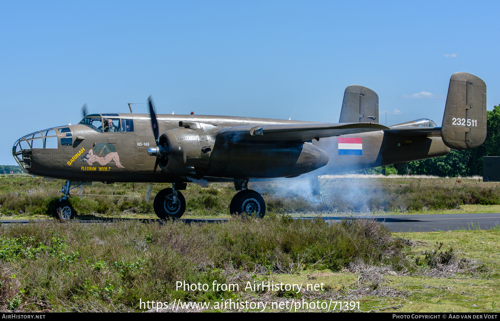 Aircraft Photo of PH-XXV / N5-149 | North American B-25J Mitchell | Koninklijke Luchtmacht Historische Vlucht | Netherlands East Indies - Air Force | AirHistory.net #71391