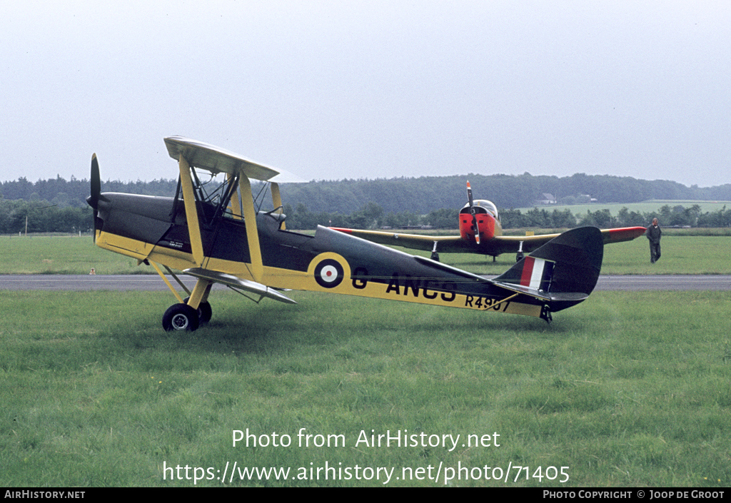 Aircraft Photo of G-ANCS / R4907 | De Havilland D.H. 82A Tiger Moth II | UK - Air Force | AirHistory.net #71405