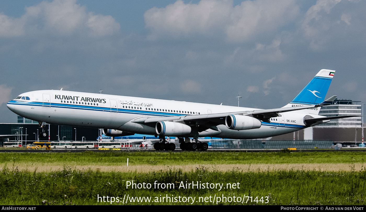 Aircraft Photo of 9K-ANC | Airbus A340-313 | Kuwait Airways | AirHistory.net #71443