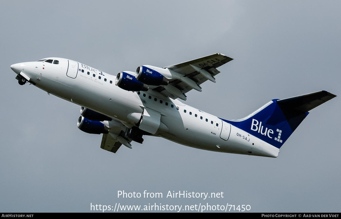 Aircraft Photo of OH-SAJ | BAE Systems Avro 146-RJ85 | Blue1 | AirHistory.net #71450