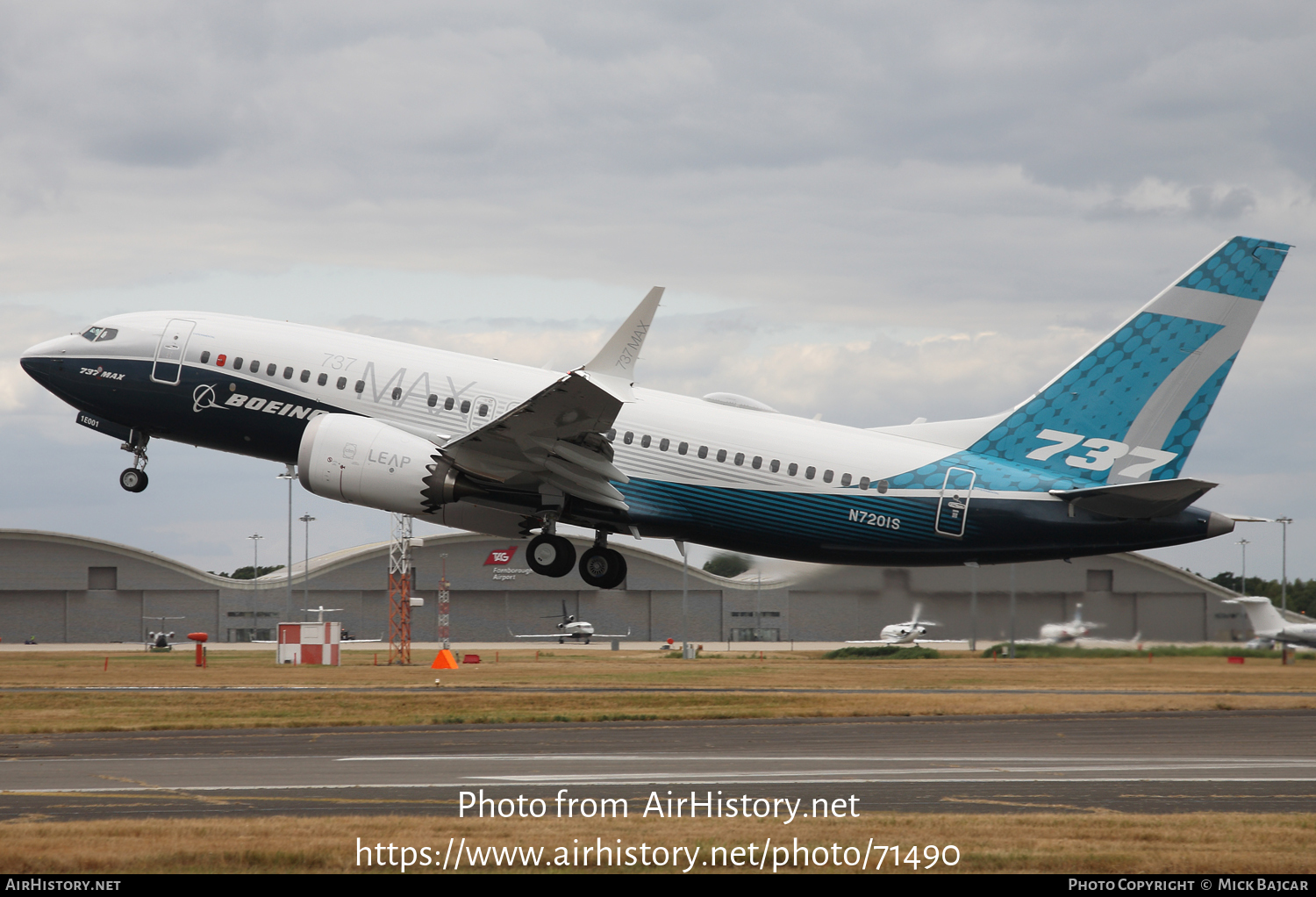 Aircraft Photo of N7201S | Boeing 737-7 Max 7 | Boeing | AirHistory.net #71490