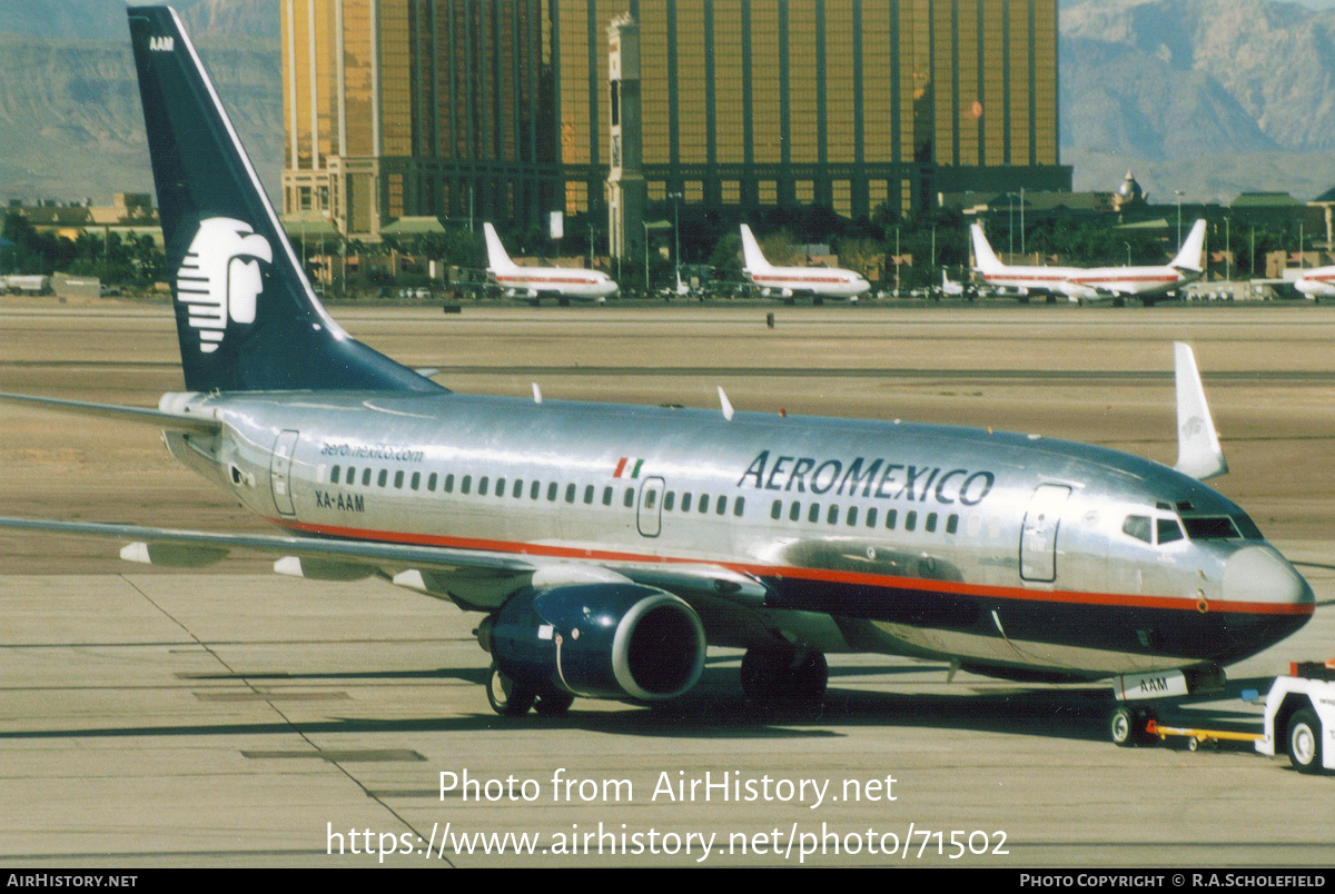 Aircraft Photo of XA-AAM | Boeing 737-752 | AeroMéxico | AirHistory.net #71502