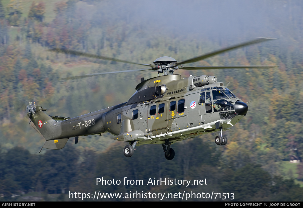 Aircraft Photo of T-323 | Aerospatiale TH06 Super Puma (AS-332M1) | Switzerland - Air Force | AirHistory.net #71513