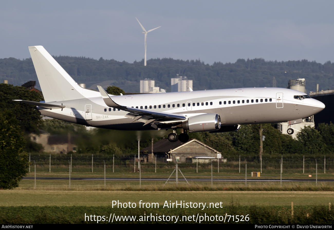 Aircraft Photo of 9H-ZAK | Boeing 737-3Y0 | AirHistory.net #71526