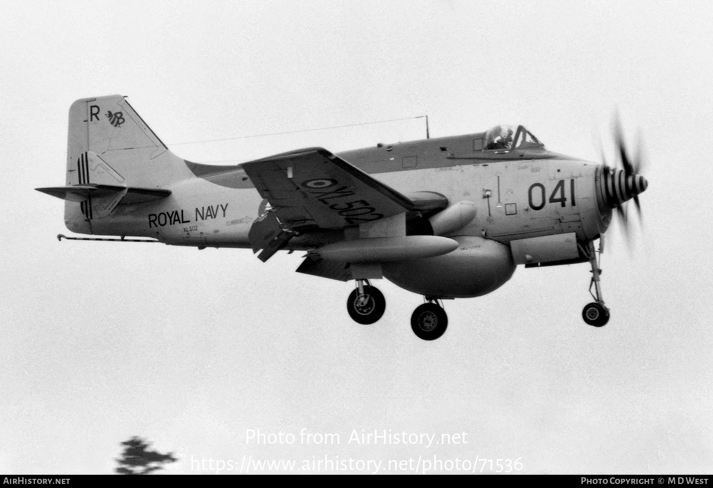 Aircraft Photo of XL502 | Fairey Gannet AEW.3 | UK - Navy | AirHistory.net #71536