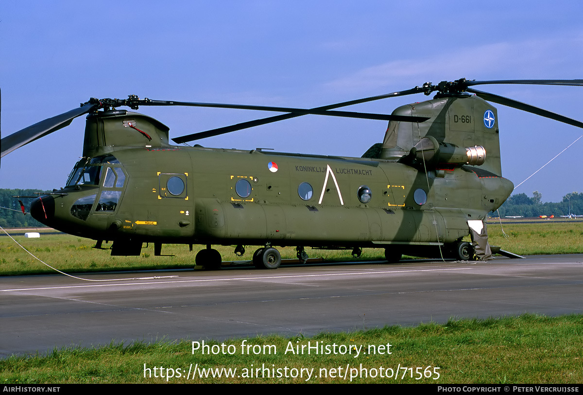 Aircraft Photo of D-661 | Boeing CH-47D Chinook (414) | Netherlands - Air Force | AirHistory.net #71565